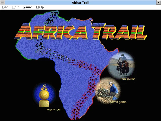 A screen from Africa Trail