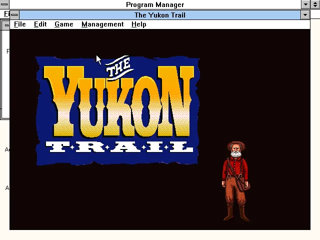 A screen from The Yukon Trail